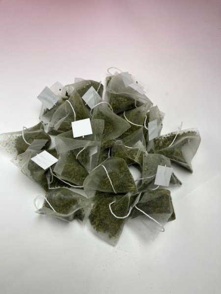 画像1: テトラ型ティーバッグ　中国緑茶（西湖龍井）　10包 (1)